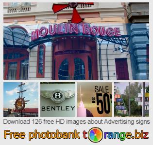 images free photo bank tOrange offers free photos from the section:  advertising-signs