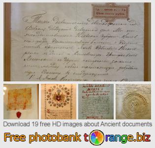 images free photo bank tOrange offers free photos from the section:  ancient-documents