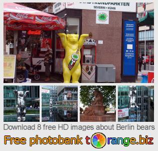 images free photo bank tOrange offers free photos from the section:  berlin-bears
