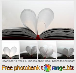 images free photo bank tOrange offers free photos from the section:  book-pages-folded-heart