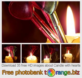 images free photo bank tOrange offers free photos from the section:  candle-hearts