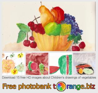 images free photo bank tOrange offers free photos from the section:  childrens-drawings-vegetables