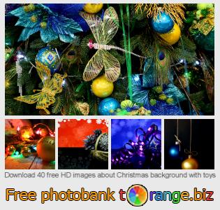 images free photo bank tOrange offers free photos from the section:  christmas-background-toys