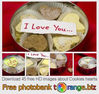 images free photo bank tOrange offers free photos from the section:  cookies-hearts