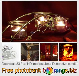 images free photo bank tOrange offers free photos from the section:  decorative-candle