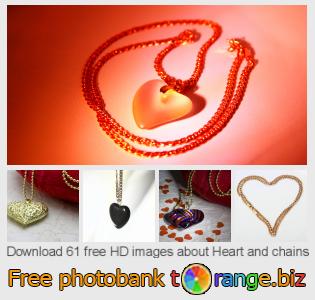 images free photo bank tOrange offers free photos from the section:  heart-chains