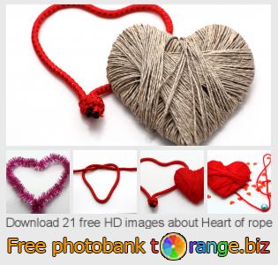 images free photo bank tOrange offers free photos from the section:  heart-rope