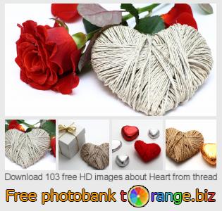 images free photo bank tOrange offers free photos from the section:  heart-thread