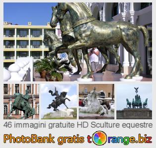 Banca Immagine di tOrange offre foto gratis nella sezione:  sculture-equestre