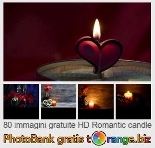 Banca Immagine di tOrange offre foto gratis nella sezione:  candela-romantica