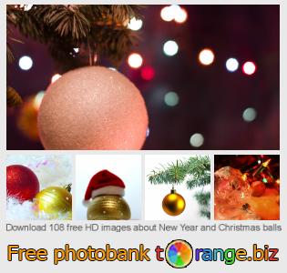 images free photo bank tOrange offers free photos from the section:  new-year-christmas-balls
