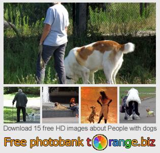 images free photo bank tOrange offers free photos from the section:  people-dogs