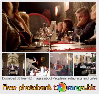 images free photo bank tOrange offers free photos from the section:  people-restaurants-cafes