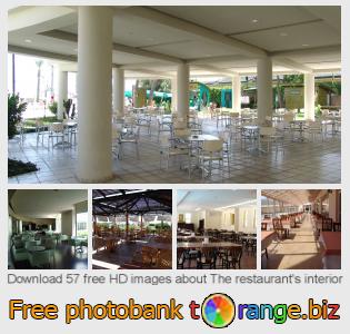 images free photo bank tOrange offers free photos from the section:  restaurants-interior