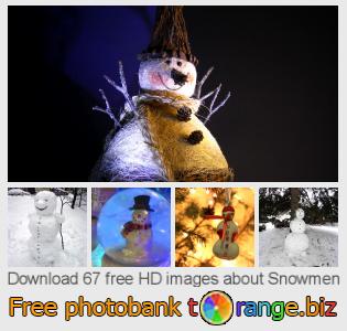 images free photo bank tOrange offers free photos from the section:  snowmen