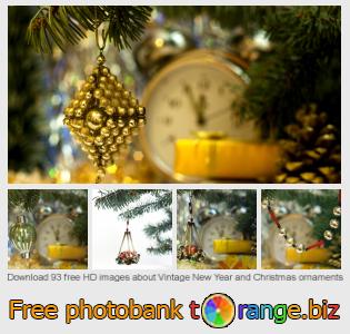 images free photo bank tOrange offers free photos from the section:  vintage-new-year-christmas-ornaments