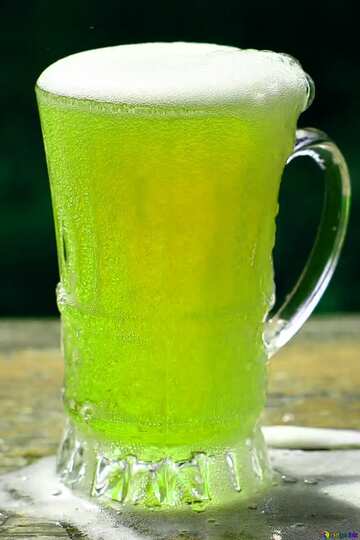 FX №1778 Green color. Beer mug.