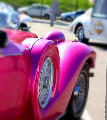FX №10368 carro rosa