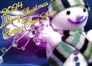 FX №102053 2024 Merry Christmas Happy New Year
