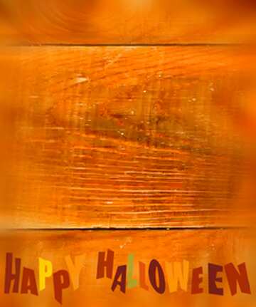 FX №107407 Autumn happy halloween wood board