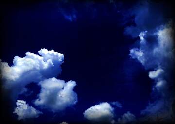FX №112294 Dark Sky with clouds