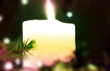 FX №125359 Christmas candle light