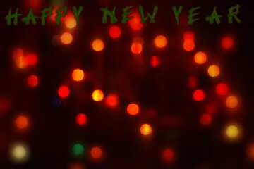FX №126750 blurred Christmas HAPPY NEW YEAR background