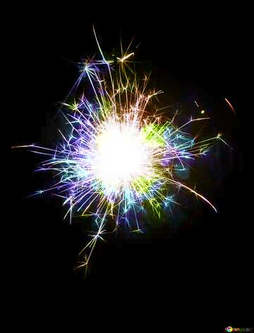 FX №142391 Bokeh fireworks colored