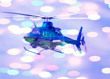 FX №146900 helicopter bokeh  background