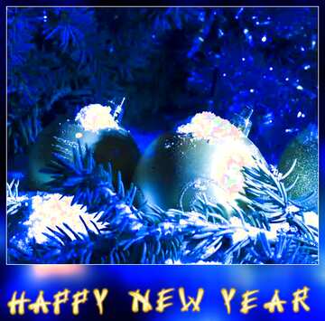 FX №15772 Electronic happy new year card