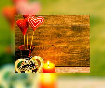 FX №158616 Love background with decorations