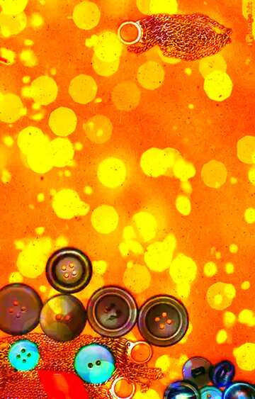 FX №161346 Buttons and orange bubbles materials