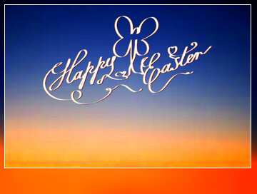 FX №168387  happy easter Gradient card