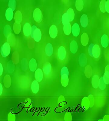 FX №169384 Inscription Happy Easter green background