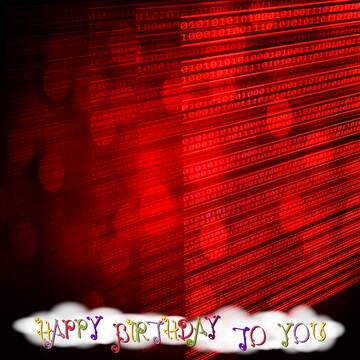 FX №173314 Happy birthday card for programmer 