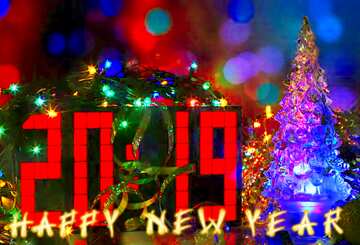FX №176672 2019 New Year pictures Happy New Year bokeh background