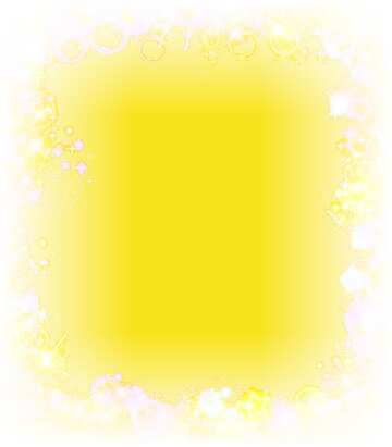FX №177767  Frame multi-colored yellow  background