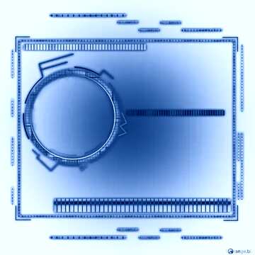FX №178455 Lighten blue  template virtual graphic futuristic background