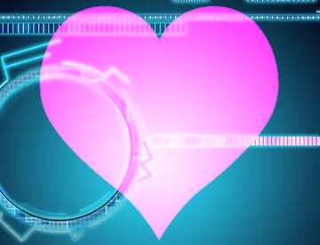 FX №178432 Love heart  display illustration
