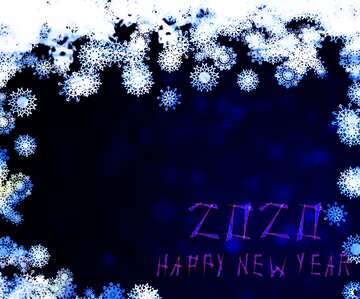 FX №179297  New year background with snowflakes