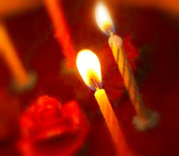 FX №18879 Image for profile picture Candles on birthday cake.