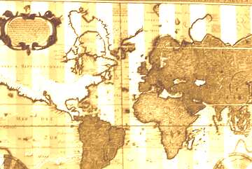 FX №181206  Ancient map of the world on wood 