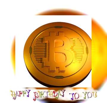 FX №181831 Bitcoin Happy Birthday to You