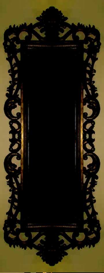 FX №181748 Antique mirror  dark frame