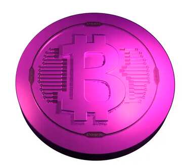 FX №181863 Bitcoin violet