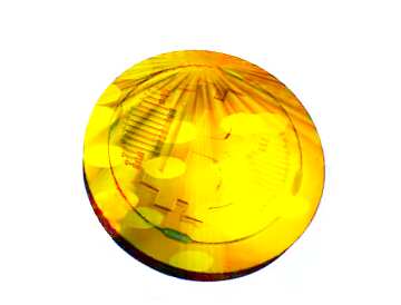 FX №182430 Bitcoin gold Rays coin