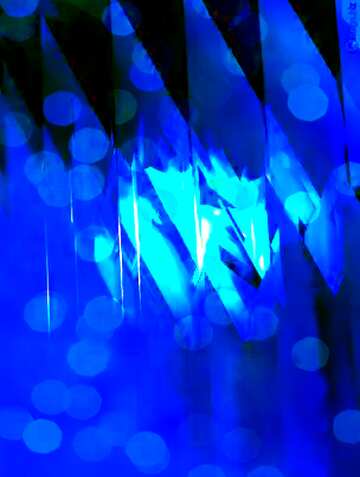 FX №183363 Background Blue Banner Futuristic Abstract Bokeh Christmas
