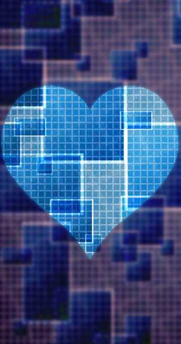 FX №183773 love heart  Technology background