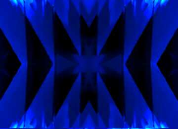 FX №183260 Blue futuristic shape. Computer generated abstract background. Pattern Concept