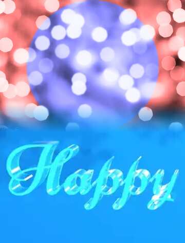 FX №183082 Happy glass blue background Frame Infographics